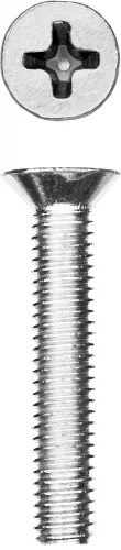 Винт ЗУБР DIN 965, M4 x 25 мм, 15 шт, кл. пр. 4.8, оцинкованный, ЗУБР 303116-04-025