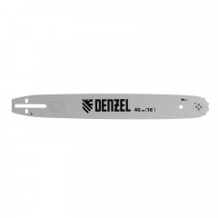 Шина для бензопилы DGS-4516P, длина 40 см (16") шаг 0,325", паз 1,5 мм, 64 звена Denzel