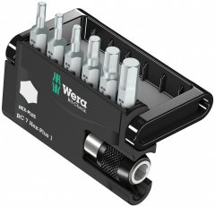 Набор бит Bit-Check 7 Hex-Plus 1, 7 предм., WERA, ( WE-056168 )