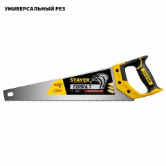 Универсальная ножовка пила STAYER Cobra 7 400 мм, 7 TPI, 1510-40_z02
