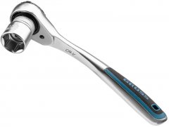 Набор торцевых головок, трещотка 120 зубьев, 36 предметов, 1/2", CrV Gross 14144