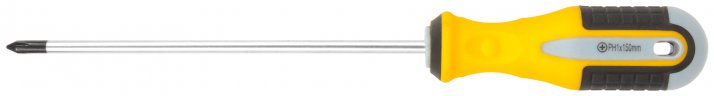 Отвертка "Старт", CrV сталь, прорезиненная ручка 5х150 мм РН1 FIT 55175