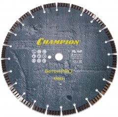 Диск алмазный CHAMPION бетон PRO 350/25,4/12 Concrete Crunch (железобетон, старый бетон)