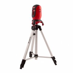 Уровень лазерный ML01T, дальность 10 м, точность ± 0,5 мм, / 1 м, длина волны 650 нм, проекция 1 вертикальная 1 горизонтальная плоскость, резьба под штатив 5/8", штатив в комплекте Matrix 35063