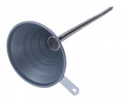 Воронка 140мм металлическая (гибкий слив) L=630мм JTC-3109A