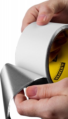 Алюминиевая лента STAYER Professional, до 120С, 50мкм, 50мм х 50м 12268-50-50