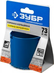 Коронка кольцевая c карбид-вольфрамовым нанесением (73х55 мм) ЗУБР 33350-73_z01