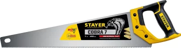 Универсальная ножовка STAYER "Cobra 7" 450 мм, 7 TPI, 1510-45_z02