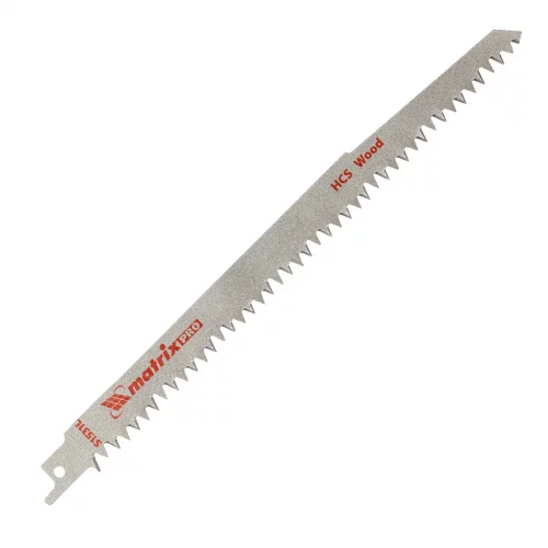 Полотна по дереву для сабельной пилы S1531L 215/5 мм, HCS, 2 шт, Pro Matrix 782006