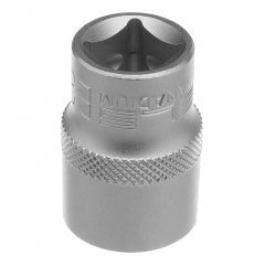 Головка торцевая 1/2, Е22, CrV STELS 13875