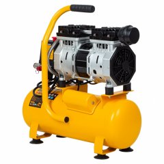 Компрессор DLS650/10 безмаслянный малошумный 650 Вт, 120 л/мин, ресивер 10 л Denzel 58021
