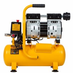 Компрессор DLS650/10 безмаслянный малошумный 650 Вт, 120 л/мин, ресивер 10 л Denzel 58021