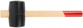 Киянка резиновая, деревянная ручка 70 мм ( 750 гр ) КУРС 45375