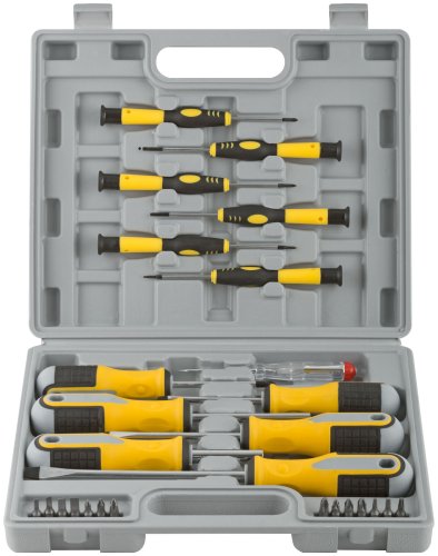 Отвертки "Старт" и биты CrV, набор 27 шт., пластиковый кейс FIT 56403