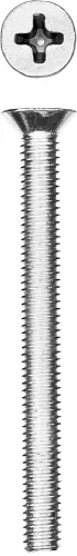 Винт ЗУБР DIN 965, M4 x 40 мм, 10 шт, кл. пр. 4.8, оцинкованный, 303116-04-040