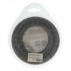 Леска для триммера двухкомпонентная, квадратная 3 мм x 15 м Extra cord Denzel 96126