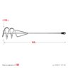 Миксер PROFI для песчано-гравийных смесей (100х600 мм; SDS+) STAYER 06014-10-60