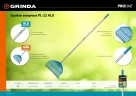 Веерные грабли GRINDA PROLine pl-22 alu пластиковые 430x40x1460 мм, 22 зубца 421819