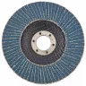 Круг лепестковый торцевой КЛТ-1, ZK10X W (цирконий), зернистость 16Н(Р 80), 125 х 22.2 мм, "БАЗ" Россия 74022