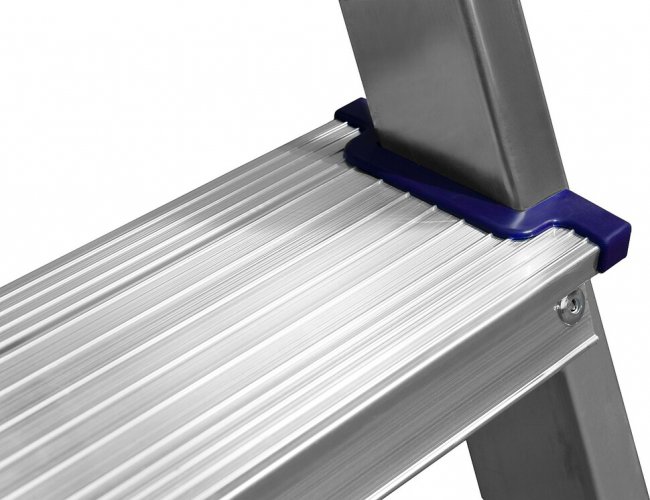 Двухсторонняя алюминиевая стремянка 2 ступени СИБИН 38825-02