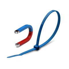 Стяжка нейлоновая КСС «Magnetic» 5х370 (син) (100шт) Fortisflex 82024