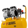 Компрессор DLS950/24 безмаслянный малошумный 950 Вт, 165 л/мин, ресивер 24 л Denzel 58026