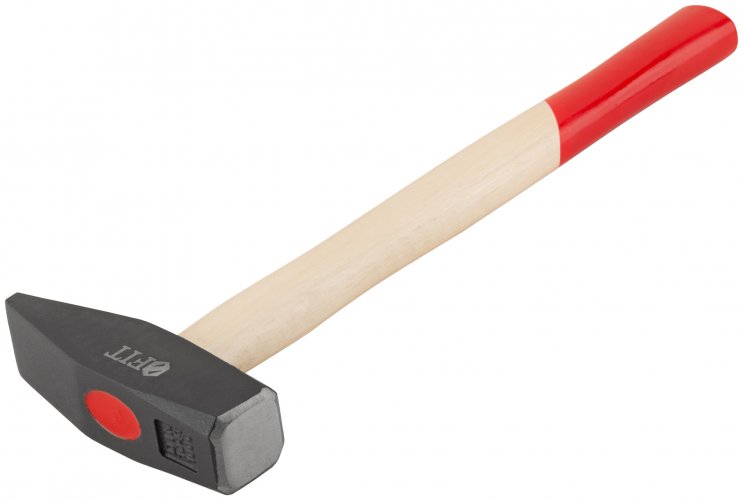 Молоток кованый, деревянная ручка 1000 гр. FIT 44210