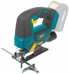 Лобзик акк. 20 В; 0-2500 ход/мин; БзП; маятник; 80 мм; 1,6 кг; рез. накл., без АКБ; коробка FIT 79916