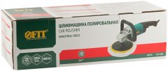 Шлифмашина полировальная 1200 Вт; 1400-3300 об/мин; 180 мм; 3,2 кг; коробка FIT 80555