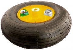 Колесо пневматическое, 4.00-6, D 325 мм, внутренний подшипник D 16 мм, длина оси 100 мм PalisaD 68938