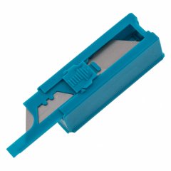 Лезвия, 19 мм, трапециевидные, пластиковый пенал, 12 шт Gross 79376