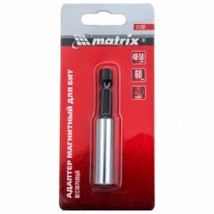 Адаптер магнитный для бит, шестигранный, 1 шт. Matrix 11792