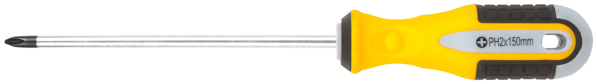 Отвертка "Старт", CrV сталь, прорезиненная ручка 6х150 мм РН2 FIT 55178