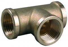 Тройник (1"; гайка/гайка/гайка) для трубопровода GENERAL FITTINGS 51055-1