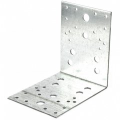 Крепежный уголок 2.5 мм, КU 130 x 130 x 100 мм Россия Сибртех 464077