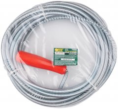 Трос сантехнический для чистки труб 10 м x 9,0 мм FIT 74360