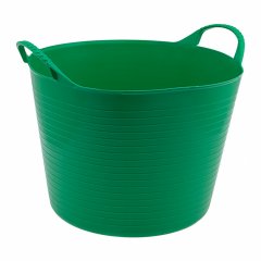 Ведро гибкое сверхпрочное, 40 л, зеленое, Россия, Сибртех 67506