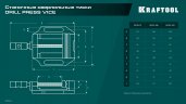 KRAFTOOL DPV-75, 75 мм, станочные сверлильные тиски (32722-75)