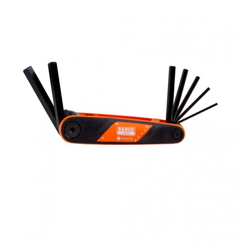 Набор оксидированных метрических шестигранников 7 шт, BAHCO ( BE-9777B )