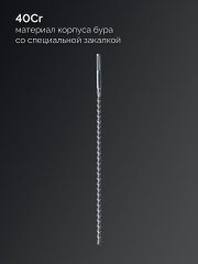 ЗУБР ПРОФИ-4Х 16x880/1020 мм, SDS-max бур, ПРОФЕССИОНАЛ (29350-880-16)