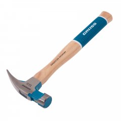 Молоток-гвоздодер, 380 г, угол 75, магнит, обрезиненная рукоятка AMERICAN HICKORY  GROSS 10413