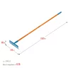 Садовые грабли GRINDA PROLine pr-12s fiber 310x80x1500 мм, 12 прямых зубцов 39652