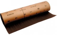 Шкурка на тканевой основе, зернистость № 16, 800 мм х 30 м, "БАЗ" Россия 75223