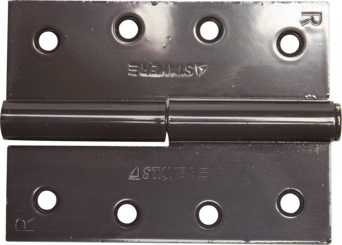 Дверная разъемная петля STAYER Master цвет коричневый правая 100 мм 37613-100-3R