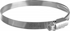 Червячный хомут ЗУБР Х-9н 70-90 мм, оцинкованный, 25 шт. 37807-90