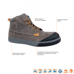 Ботинки рабочие ENERGY, размер 44, KAPRIOL, ( 42534 )