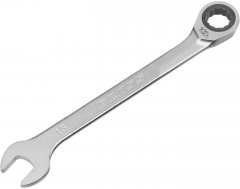 Ключ комбинированный трещоточный, 18 мм, количество зубьев 100 Gross 14856