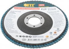 Круг лепестковый торцевой циркониевый, 125 мм  Р 120 FIT 39970