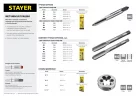 Комплект метчиков MASTER сталь 9ХС М8х1 25 2 шт. STAYER 28025-08-1.25-H2