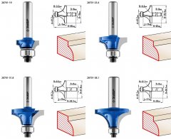 Набор фрез по дереву ЗУБР Профессионал 4 шт 28795-H4-2